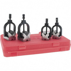 SPI - 1 and 1-1/2" Max Capacity, 90° Angle, V-Block - 1-1/2 and 2" Long x 1-1/4 and 1-1/2" Wide x 1-1/4 and 1-1/2" High - Best Tool & Supply