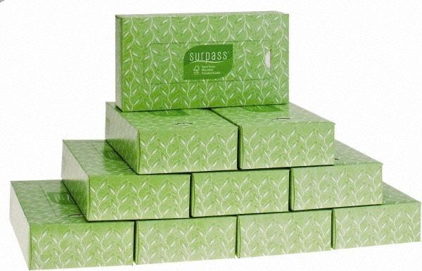 Kimberly-Clark Professional - Flat Box of White Facial Tissues - 2 Ply, Recycled Fibers - Best Tool & Supply