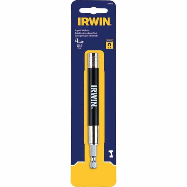 Irwin - Power & Impact Screwdriver Bits & Holders Bit Type: Magnetic Drive Guide Hex Size (Inch): 1/4 - Best Tool & Supply