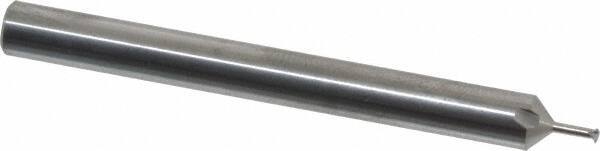 Scientific Cutting Tools - 56 to 80 TPI, Internal/External Single Profile Thread Mill - #2" Noml Diam, 0.06" Cut Diam, 3/16" Shank Diam, 3 Flute, 0.034" Neck Diam, 1/8" Neck Length, 2" OAL, Bright Finish - Exact Industrial Supply