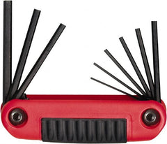 Eklind - 9 Piece Fold-Up Hex Key Set - Best Tool & Supply