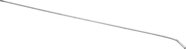 Schaefer Brush - 24" Long, 8-32 Female, Galvanized Steel Brush Handle Extension - 0.162" Diam, 8-32 Male, For Use with Tube Brushes & Scrapers - Best Tool & Supply