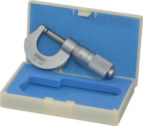 Fowler - 0 to 1/2" Range, 0.001" Graduation, Mechanical Outside Micrometer - Friction Thimble, Accurate to 0.001" - Best Tool & Supply