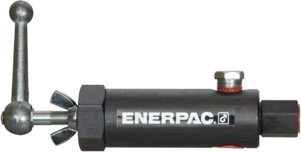 Enerpac - 1.94 GPM 3/8 Inlet Steel Hydraulic Control Valve - 10,000 psi, 3.12" Wide x 7.62" Long - Best Tool & Supply