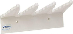 Vikan - 22 Lb, 6-1/2" Wide, 2-1/2" High, Polypropylene, Wall Bracket - 9-1/2" Long, 3 Holders - Best Tool & Supply