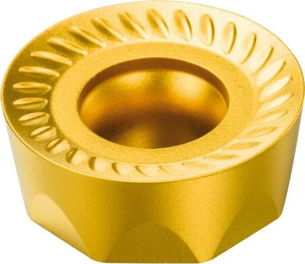 Sandvik Coromant - RCKT1204M0 WM Grade 235 Carbide Milling Insert - TiCN/TiN Finish, 4.76mm Thick, 12mm Inscribed Circle - Best Tool & Supply