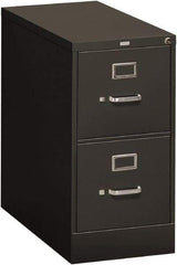 Hon - 15" Wide x 29" High x 26-1/2" Deep, 2 Drawer Vertical File - Steel, Charcoal - Best Tool & Supply