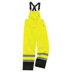 8918BK M LIME SUP BLK BOTT RAIN BIB - Best Tool & Supply