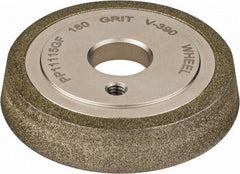 Darex - 3" Diam, 3/4" Hole Size, 1-1/4" Overall Thickness, 180 Grit, Type 12 Tool & Cutter Grinding Wheel - Medium Grade, Diamond - Best Tool & Supply