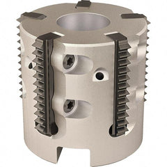 Vargus - 1.532" Cut Diam, 7.874" Max Depth of Cut, 1/2" Arbor Hole Diam, Internal/External Indexable Thread Mill - Insert Style 25S, 5 Inserts, Toolholder Style RTMC-D, 1.26" OAL - Best Tool & Supply