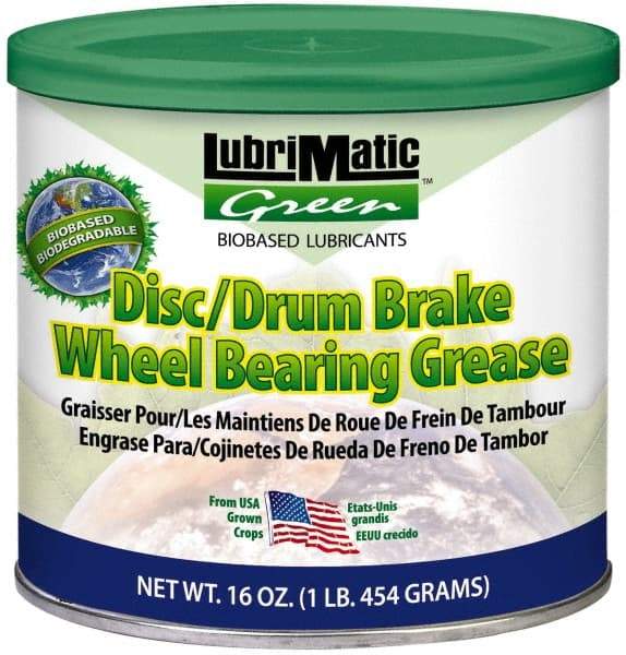 LubriMatic - 16 oz Tub Biobased General Purpose Grease - Blue, 350°F Max Temp, - Best Tool & Supply