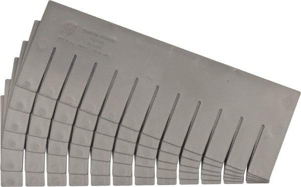 Quantum Storage - 16-1/2" Wide x 6" High, Gray Bin Divider - Use with DG92060 - Best Tool & Supply