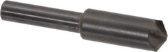 Hertel - 3/8" Head Diam, 1/4" Shank Diam, 4 Flute 120° High Speed Steel Countersink - 1-3/4" OAL, Straight Shank - Best Tool & Supply