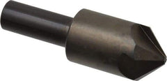 Hertel - 7/8" Head Diam, 1/2" Shank Diam, 4 Flute 90° High Speed Steel Countersink - 2-13/16" OAL, Straight Shank - Best Tool & Supply