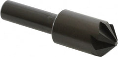 Hertel - 5/8" Head Diam, 3/8" Shank Diam, 6 Flute 100° High Speed Steel Countersink - Best Tool & Supply