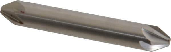 Hertel - 3/8" Head Diam, 3/8" Shank Diam, 6 Flute 60° High Speed Steel Countersink - 2-1/2" OAL, Straight Shank - Best Tool & Supply