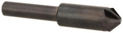 Hertel - 3/8" Head Diam, 1/4" Shank Diam, 6 Flute 90° High Speed Steel Countersink - Best Tool & Supply