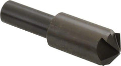 Hertel - 3/4" Head Diam, 1/2" Shank Diam, 4 Flute 120° High Speed Steel Countersink - 2-11/16" OAL, Straight Shank - Best Tool & Supply