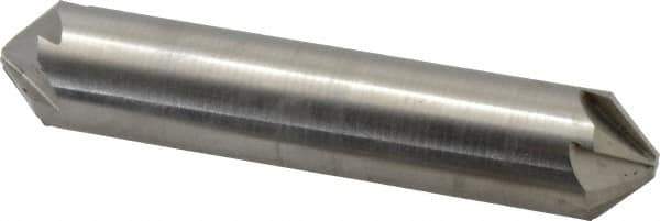 Hertel - 3/4" Head Diam, 3/4" Shank Diam, 6 Flute 90° High Speed Steel Countersink - 4" OAL, Straight Shank - Best Tool & Supply