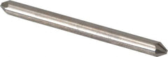 Hertel - 1/8" Head Diam, 1/8" Shank Diam, 4 Flute 60° Solid Carbide Countersink - 1-1/2" OAL, Straight Shank - Best Tool & Supply