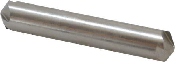 Hertel - 1/2" Head Diam, 1/2" Shank Diam, 4 Flute 120° High Speed Steel Countersink - 3" OAL, Straight Shank - Best Tool & Supply