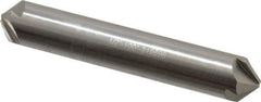 Hertel - 1/2" Head Diam, 1/2" Shank Diam, 4 Flute 100° High Speed Steel Countersink - 3" OAL, Straight Shank - Best Tool & Supply