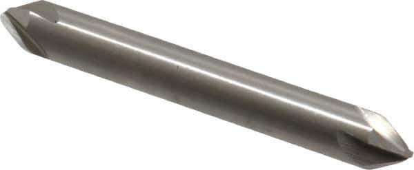 Hertel - 5/16" Head Diam, 5/16" Shank Diam, 4 Flute 60° High Speed Steel Countersink - 2-1/8" OAL, Straight Shank - Best Tool & Supply