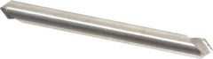 Hertel - 3/16" Head Diam, 3/16" Shank Diam, 1 Flute 90° High Speed Steel Countersink - 1-7/8" OAL, Straight Shank - Best Tool & Supply