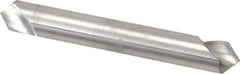 Hertel - 1/4" Head Diam, 1/4" Shank Diam, 1 Flute 90° High Speed Steel Countersink - 2" OAL, Straight Shank - Best Tool & Supply