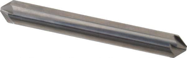 Hertel - 5/16" Head Diam, 5/16" Shank Diam, 6 Flute 90° Solid Carbide Countersink - 2-1/2" OAL, Straight Shank - Best Tool & Supply