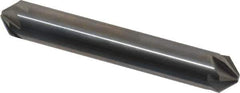 Hertel - 3/8" Head Diam, 3/8" Shank Diam, 6 Flute 90° Solid Carbide Countersink - 2-1/2" OAL, Straight Shank - Best Tool & Supply