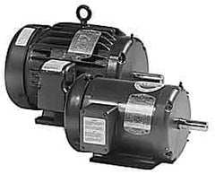 Baldor - 1/3 Max hp, 1,725 Max RPM, Electric AC DC Motor - 208, 230, 460 V Input, Three Phase, 56 Frame - Best Tool & Supply