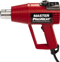 Master Appliance - 500 to 1,000°F Heat Setting, 16 CFM Air Flow, Heat Gun - 120 Volts, 11 Amps, 1,300 Watts, 6' Cord Length - Best Tool & Supply