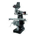 9 x 49" Table EVS Elec Variable Speed Mill with 2-Axis ACU-RITE 300S DRO and X - Y-Axis JET Powerfeeds - Best Tool & Supply