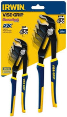 Irwin - 2 Piece GrooveLock Plier Set - Comes in Clamshell - Best Tool & Supply