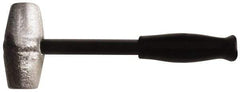 American Hammer - 4 Lb Head 1-1/2" Face Lead Alloy Hammer - 10" OAL, Steel Handle with Grip - Best Tool & Supply