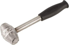 American Hammer - 3 Lb Head 1-1/4" Face Lead Alloy Hammer - 10" OAL, Steel Handle with Grip - Best Tool & Supply