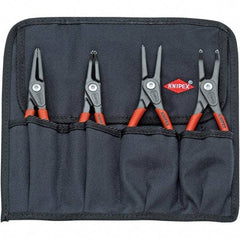 Knipex - 4 Piece Snap Ring Plier Set - Comes in Tool Roll - Best Tool & Supply