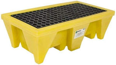 Enpac - 58 Gal Sump, 2,000 Lb Capacity, 2 Drum, Plastic Spill Deck or Pallet - 53-1/2" Long x 29" Wide x 17" High - Best Tool & Supply