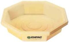 Enpac - 19.5 Gal Sump, 400 Lb Capacity, 1 Drum, Plastic Drum Tray - 7-1/4" High - Best Tool & Supply