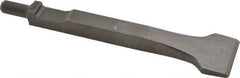 Made in USA - 1-3/8" Head Width, 7" OAL, 1/2" Shank Diam, Scaling Chisel - Square Drive, Square Shank, Alloy Steel - Best Tool & Supply