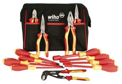 Wiha - 13 Piece Insulated Hand Tool Set - Comes in Canvas Bag - Best Tool & Supply