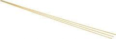 Made in USA - 1/16 Inch Diameter x 12 Inch Long, Brass Round Rod - Alloy 260 - Best Tool & Supply