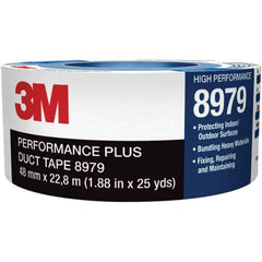 3M - 60 Yd x 12" x 12.1 mil Black Polyethylene Cloth Duct Tape - Best Tool & Supply