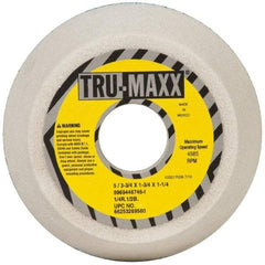 Tru-Maxx - 5" Diam, 1-3/4" Hole Size, 1-3/4" Overall Thickness, 46 Grit, Type 11 Tool & Cutter Grinding Wheel - Coarse Grade, Aluminum Oxide, I Hardness, 4,585 RPM - Best Tool & Supply