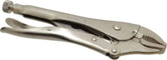 Paramount - 10" OAL Curved Jaw Locking Pliers - 1-7/8" Jaw Opening, Standard Handle - Best Tool & Supply