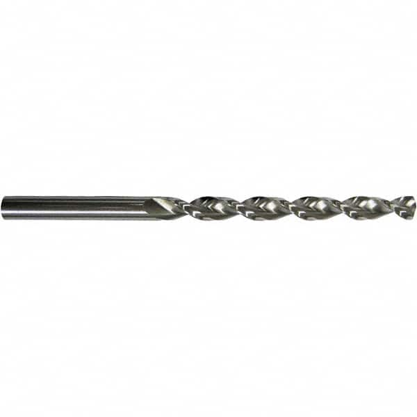 Taper Length Drill Bit: 0.4921″ Dia, 130 ° Bright/Uncoated, 5.2756″ Flute Length, 8.0709″ OAL, RH Cut, Parabolic Flute, Straight Shank, Series 501