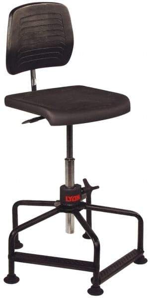 Lyon - Adjustable Chair - Polyurethane Seat, Black - Best Tool & Supply