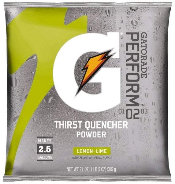 Gatorade - 21 oz Pack Lemon-Lime Activity Drink - Powdered, Yields 2.5 Gal - Best Tool & Supply