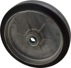 Value Collection - 8 Inch Diameter x 1-5/8 Inch Wide, Rubber Caster Wheel - 450 Lb. Capacity, 2 Inch Hub Length, 5/8 Inch Axle Diameter, Ball Bearing - Best Tool & Supply